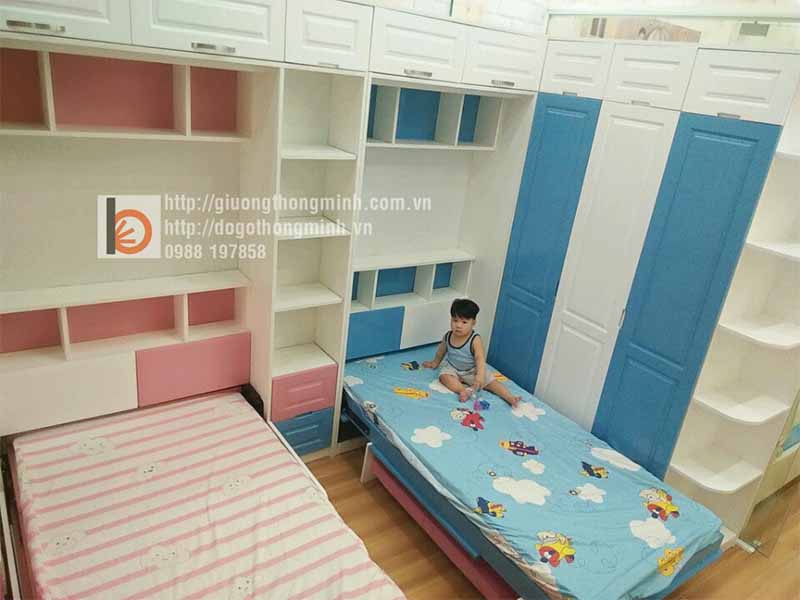Giường tủ thông minh cho bé đa chức năng giường thông minh tại Hà Nội