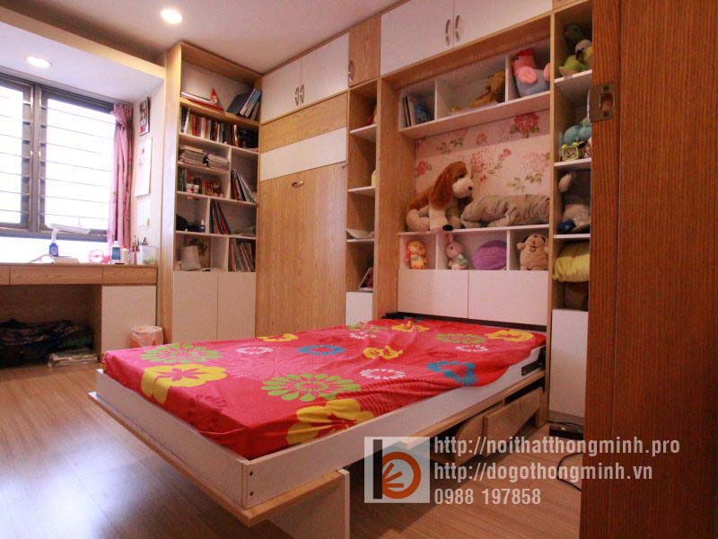 5 Mẫu giường gấp đôi thông minh cho bé yêu của bạn giuong thong minh cho be 003