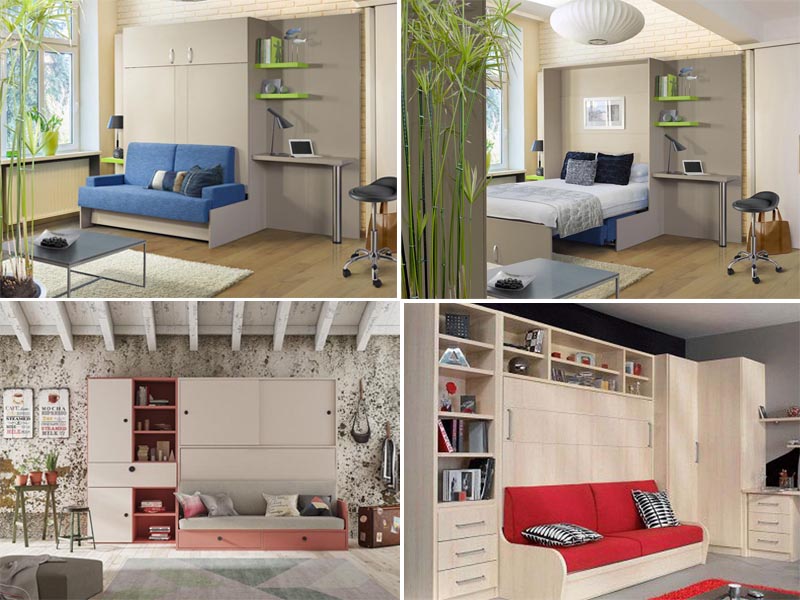Nên dùng giường sofa gấp dọc hay giường sofa gấp ngang? giuong sofa gap doc