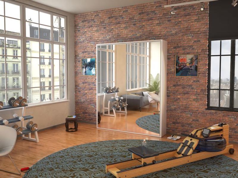 giuong go thong minh ket hop mat guong