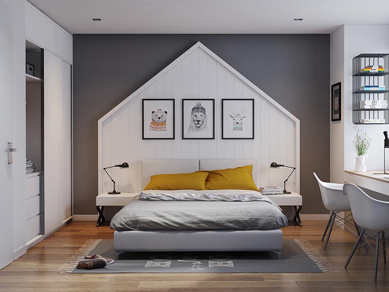 Thiết kế phòng ngủ nhỏ sáng tạo cho thanh thiếu niên cute bedroom themes and ideas