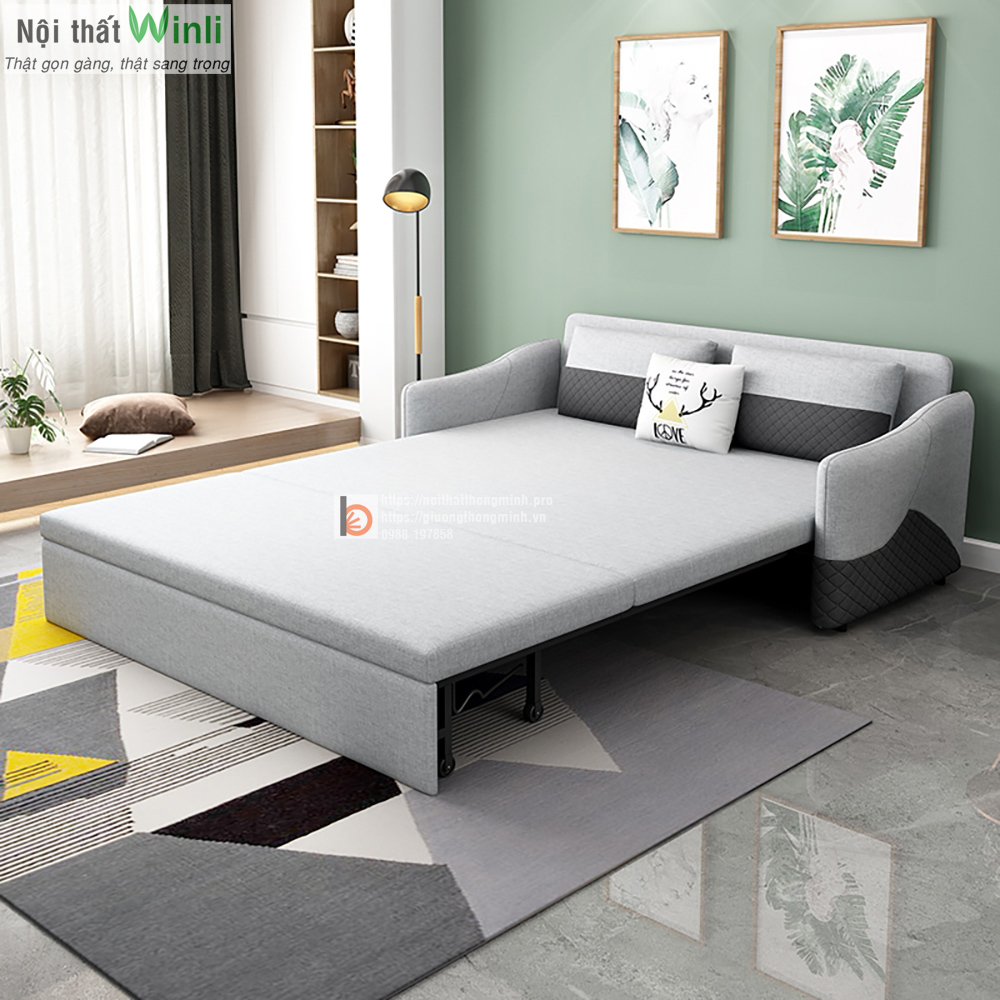 sofa giường nỉ phối3 sofa giường nỉ phối3