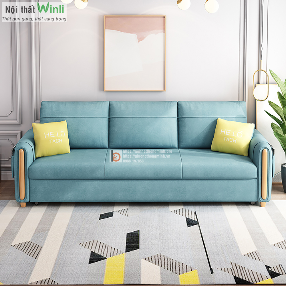 sofa giường xanh ngọc sofa giường xanh ngọc