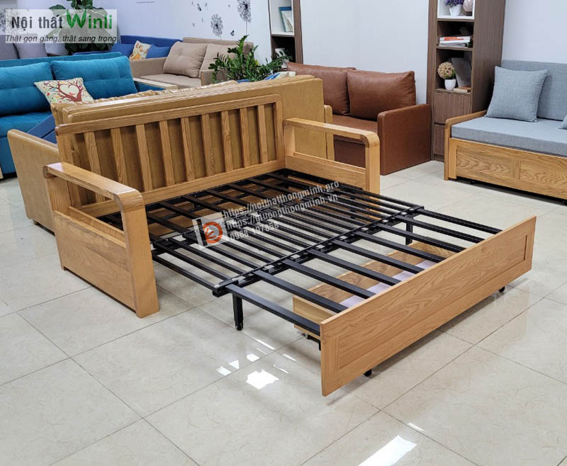 sofa giường thông minh tt10-nan sắt sofa giường thông minh tt10 nan sắt