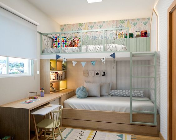 phòng-ngủ-nhỏ-5m2-cho-2-bé-trai phong ngu nho 5m2 cho 2 be trai
