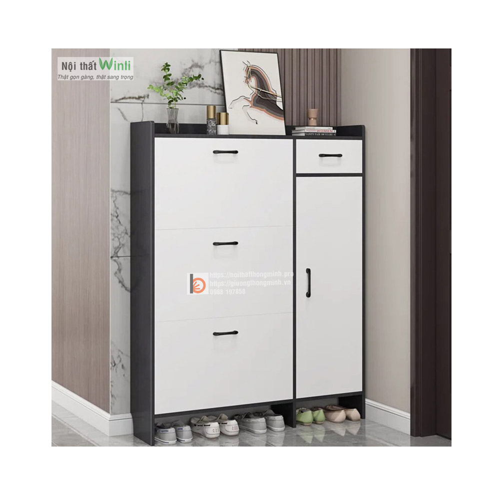tủ giày cánh màu trắng-2 tu giay canh mau trang 2 1