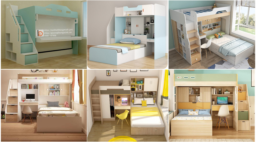 giuong tang cho be co ban hoc anh nen
