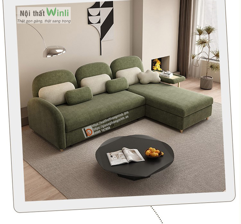 sofa bed goc chu l xanh reu sofa bed goc chu l xanh reu